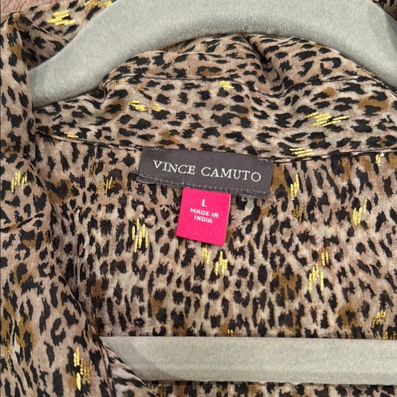 Vince Camuto Leopard Print Blouse - Picture 2 of 4